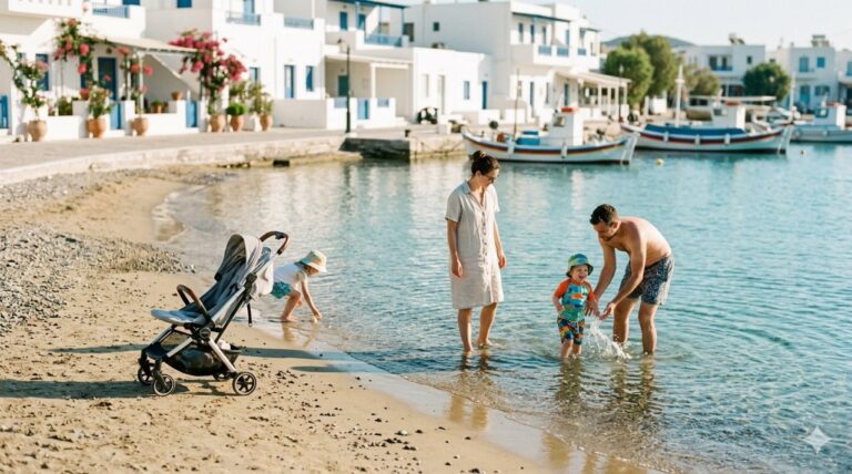 Milos with Kids: The 2026 Family Guide to Shallow Waters and Strollers