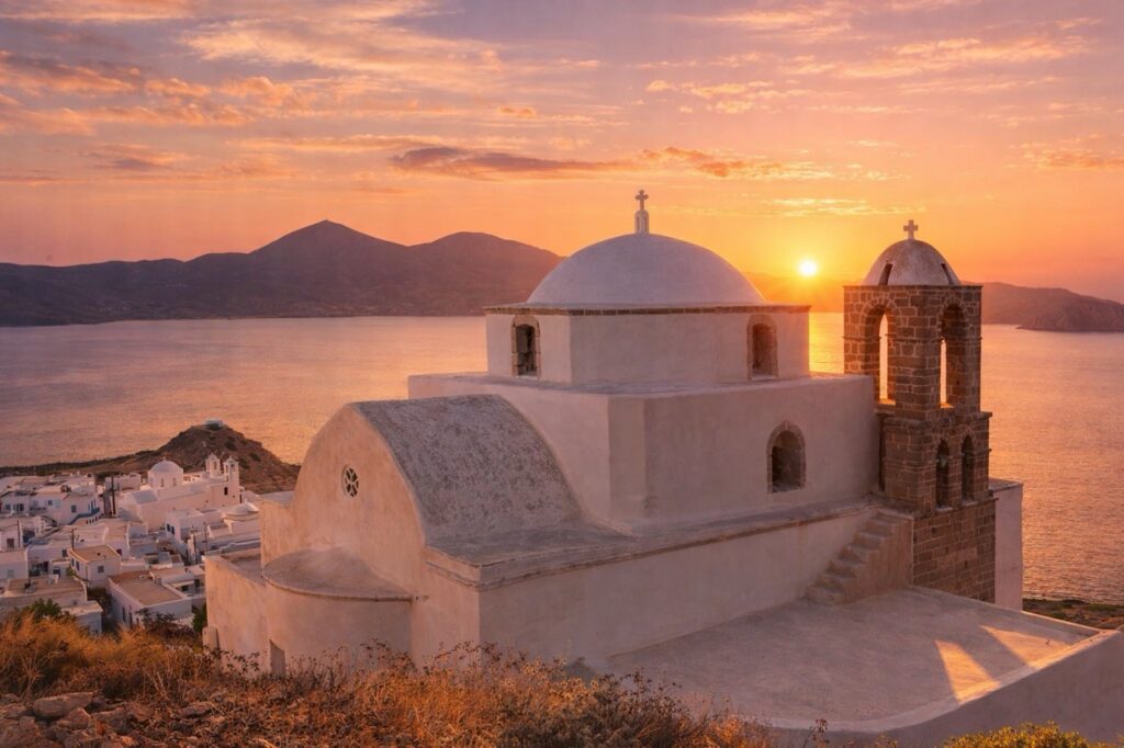 Milos 5 day itinerary 2026, plaka castle milos