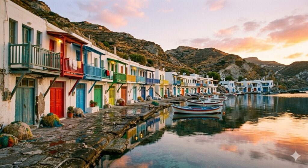 Staying in a Milos Syrma