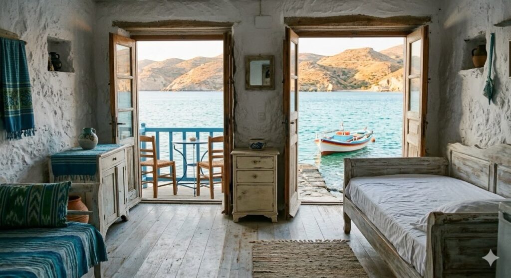 Staying in a Milos Syrma