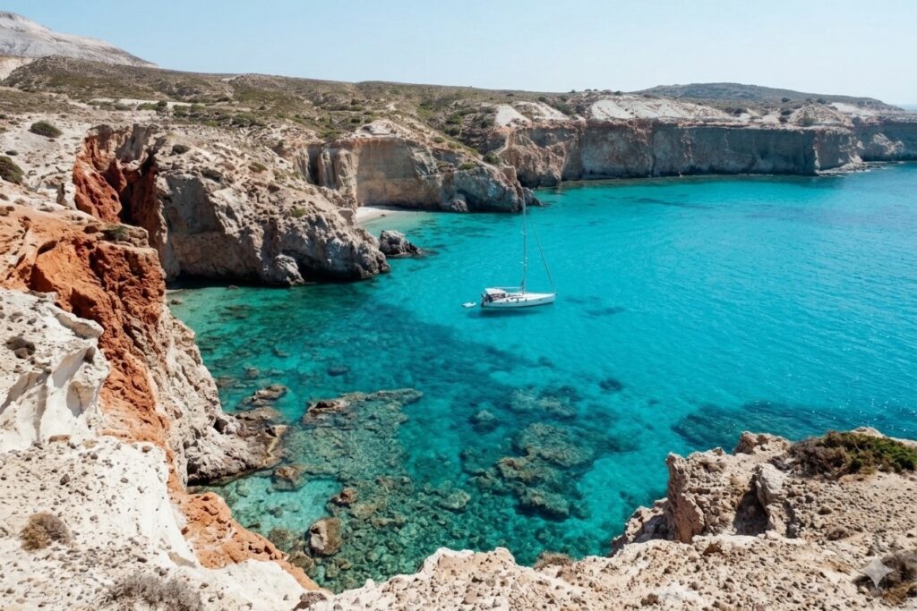 Renting a Car in Milos Milos 4x4 rental rules, unpaved road restrictions Milos