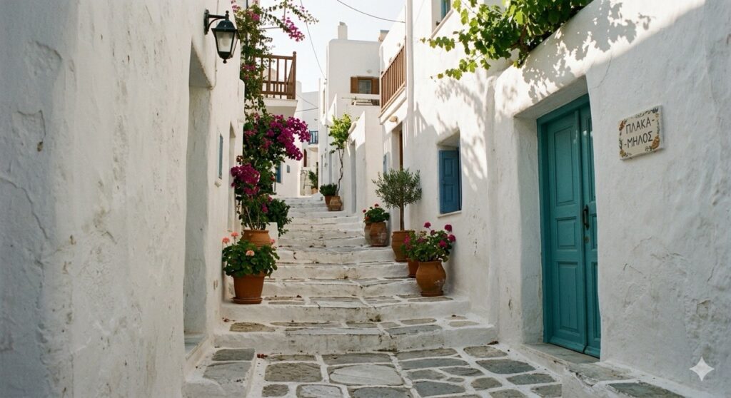 Milos travel costs 2026, Milos budget travel guide, Greece tourist taxes 2026, ferry ticket prices Milos, taverna menu prices Milos